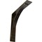 Ekena Millwork Morris Steel Bracket, Antiqued Pale Gold 3"W x 16"D x 16"H BKTM03X16X16MOAPG - alternate 1